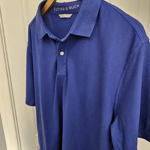 Cutter And Buck Blue  Short Sleeve Break Through Polo Size Men's XL - Picture 11 of 11